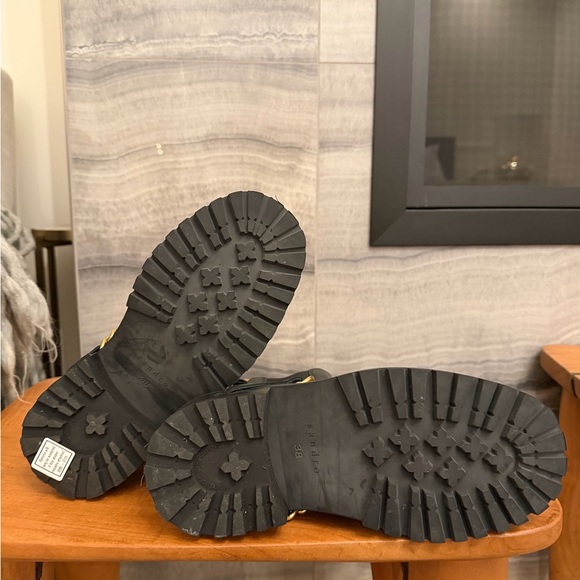 Sandro Leather chain link Chelsea boot - Picture 2 of 6